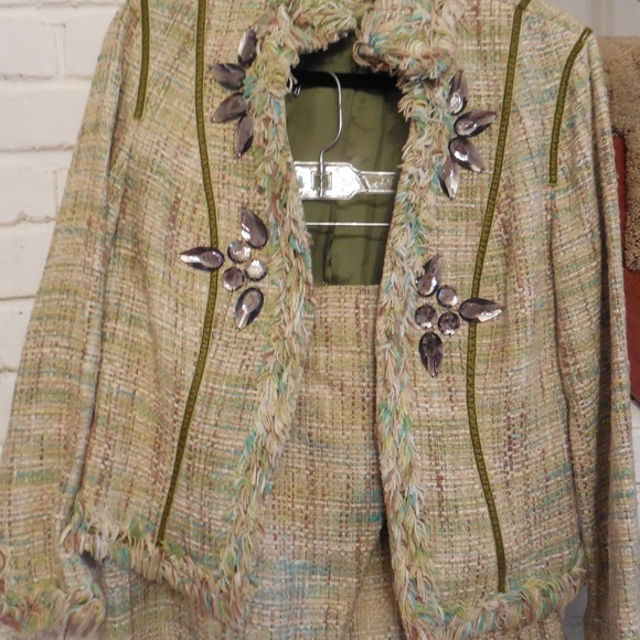 Charles Chang Lima Two Piece Skirt Suit